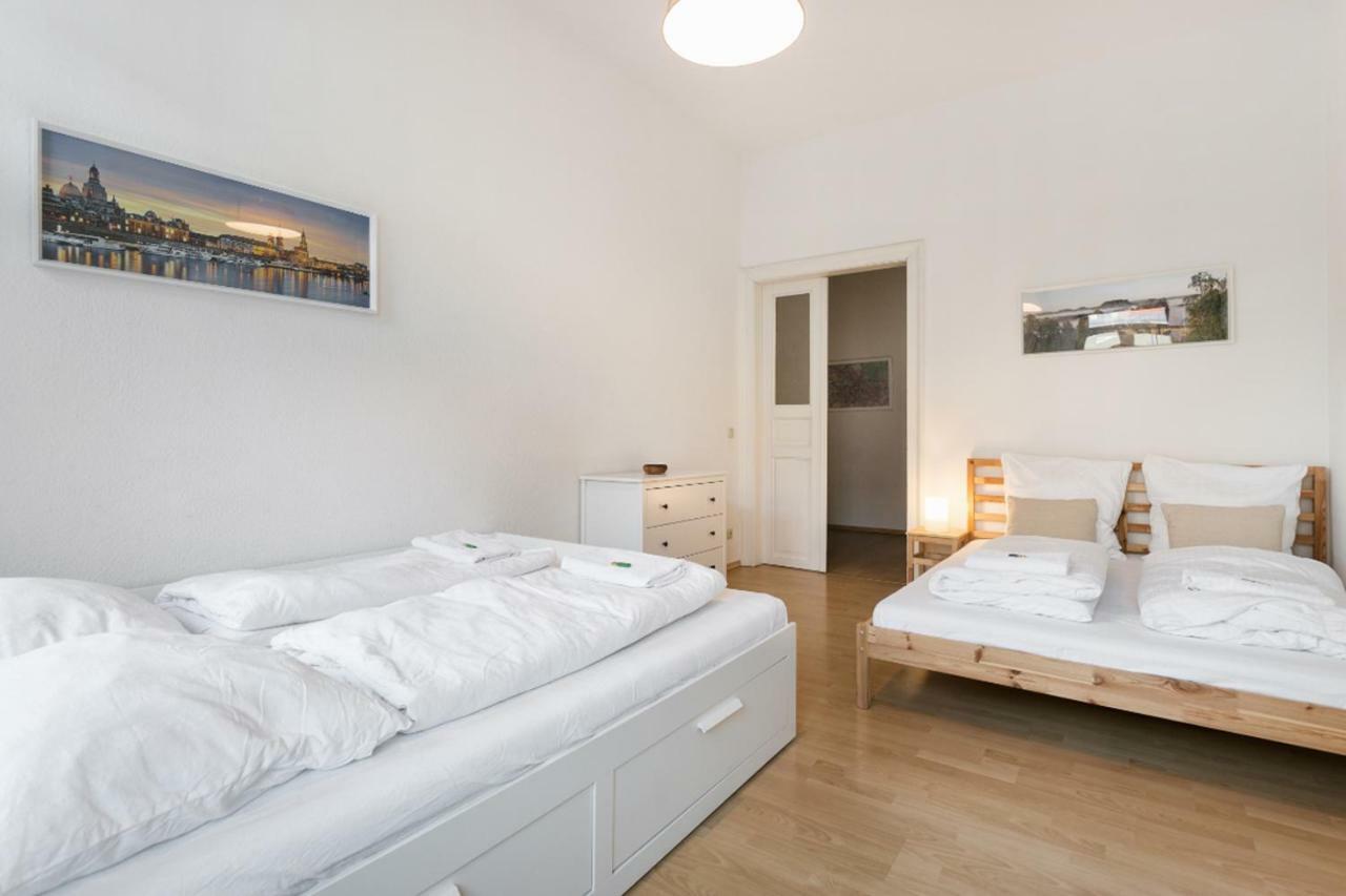 Ruhiges Apartment Am Rande Des Szeneviertels เดรสเดน ภายนอก รูปภาพ